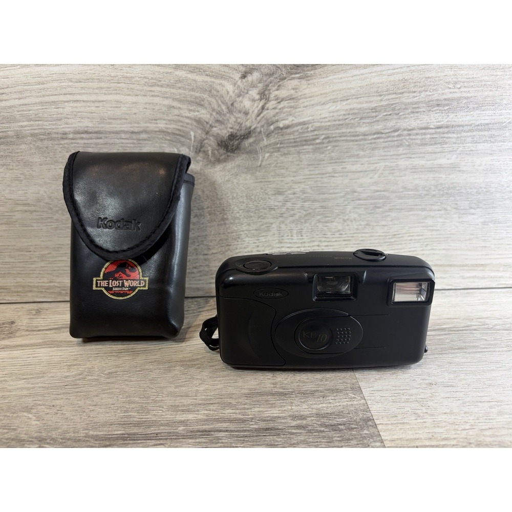 Vintage Kodak Camera KB 10 Point Shoot 35mm Film Camera Jurassic Park Case